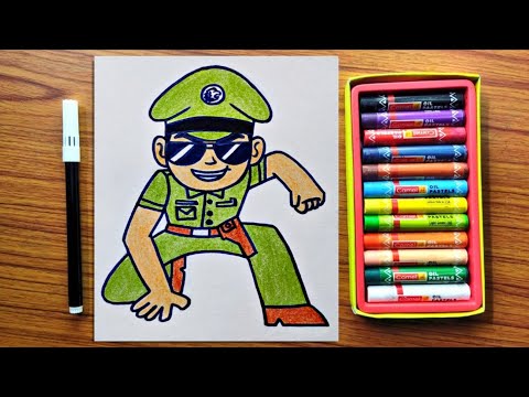 Little Singham Drawing - Step by Step | How to Draw Little Singham Cartoon Character