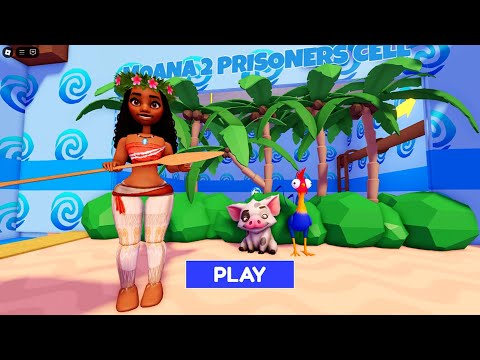 MOANA 2 BARRY'S PRISON RUN Obby New Update Roblox - All Bosses Battle FULL GAME #roblox