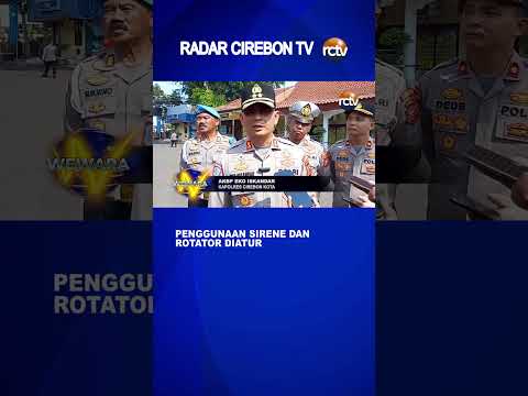 Penggunaan Sirene dan Rotator Diatur