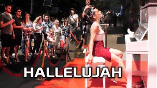 I Played "Hallelujah" on a STREET PIANO in Tel Aviv! | Yuval Salomon