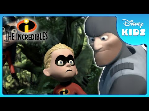 🌴 Dash & Violet's Wild Jungle Chase! | The Incredibles | Disney Kids