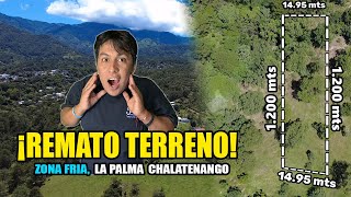 Vendo TERRENO GRANDE en Zona Fria 🥶 de La Palma en Chalatenango con vista al cerro el pital 🏔️ 🥶