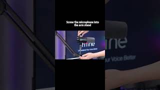 Install a boom arm for your microphone #fifine #microphone #boomarm #k688 #bm88 #streaming #gaming
