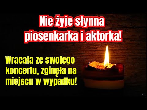 Nie żyje słynna piosenkarka i aktorka! Wracała ze swojego koncertu, zginęła na miejscu w wypadku!