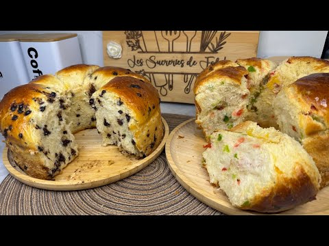 Brioche au chocolat ou fruit sec 