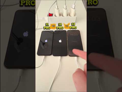 iPhone 11 Pro VS 12 Pro VS 13 Pro Power On Speed Test