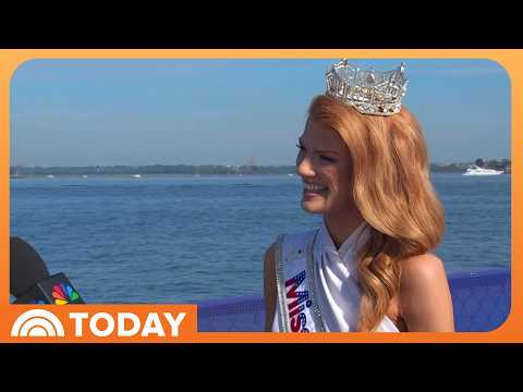 Miss America Talks Helping to Kick Off Parade of Sail