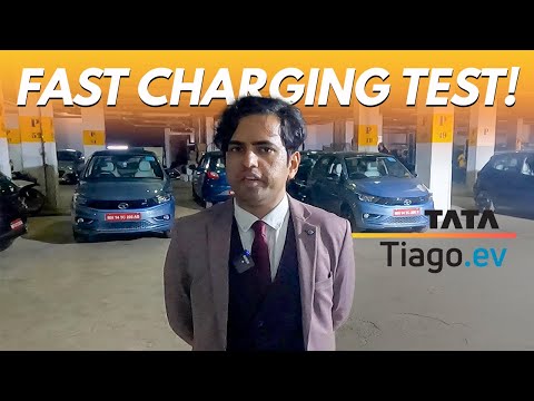 Tata Tiago.ev : DC Fast Charging Test