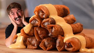 PHILLY CHEESESTEAK SPRING ROLLS