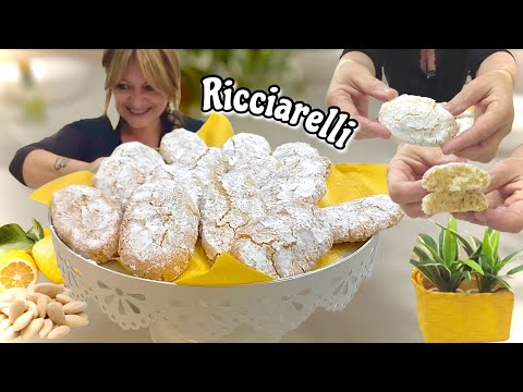 RICCIARELLI al LIMONE 🍋  dolci tipici natalizi DESSERT ALLE MANDORLE