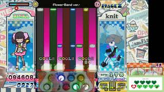 [pop'n music Jam&Fizz] Flower-Band ver.- EX 正規クリア/鏡フルコン 手元付き