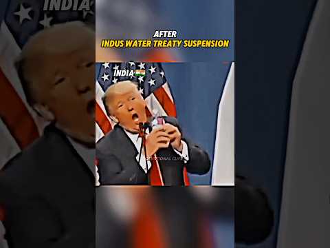Indus Watar Treaty Suspension | Donald Trump | #shorts #modi  #trump