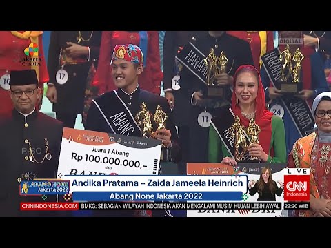 Para Pemenang Abang None Jakarta 2022 di Malam Final