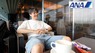 ANA Premium Class Flight to Okinawa Local Island Miyako! Beach Resort, Sunset & Local Foods! Ep.586
