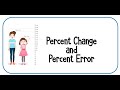 Exploring Percent Change and Percent Error