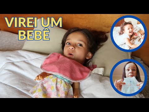 MAYA VIROU BEBE POR UM DIA | MAYA LIMA.