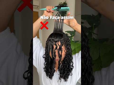 Não faça isso!  ❌😱  #shorts #cachos #shortsviral #shortsyoutube #cacheadas #shorthair