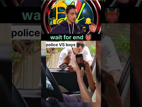 Wait for end // police VS boys // #edit #funnyscenes  #shorts #funny #comedy