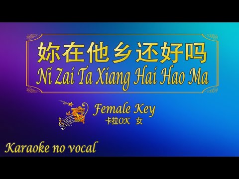 妳在他鄉還好嗎 【卡拉OK (女)】《KTV KARAOKE》 – Ni Zai Ta Xiang Hai Hao Ma (Female)