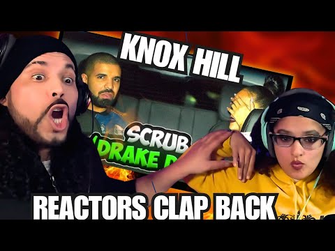 Reactors clap back "SCRUB" Drake & Akademiks Diss | Knox Hill (Rom Reaction)