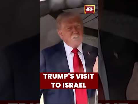 US President Donald Trump's Visit to Israel | #shorts