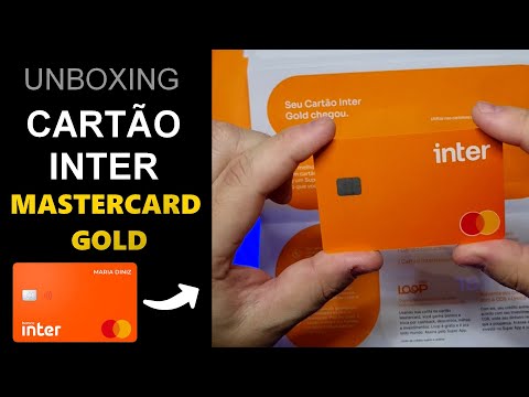 CARTÃO INTER MASTERCARD GOLD (Unboxing)