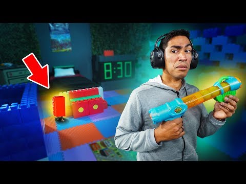 NERF Prop Hunt In a GIANT Bedroom!