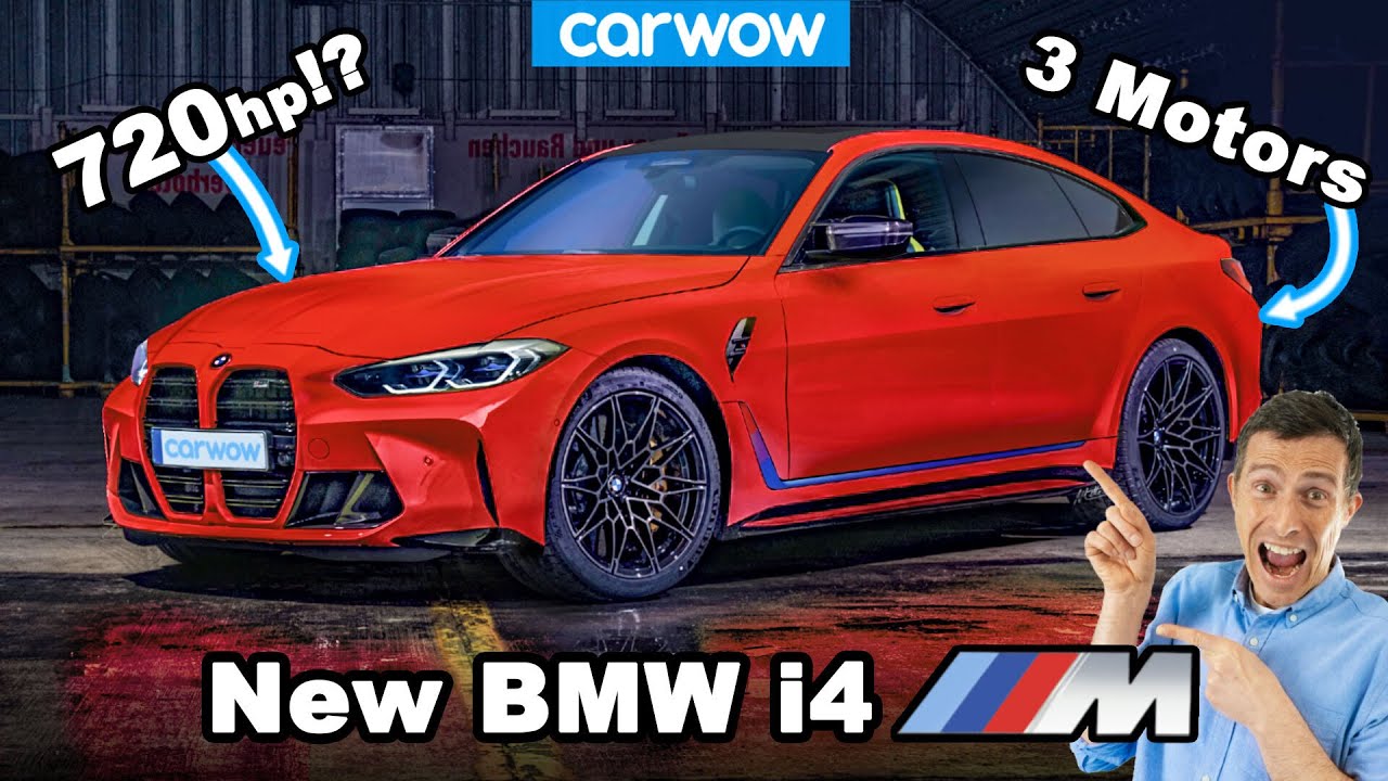 New BMW i4M - the 720hp tri-motor electric M3 killer!