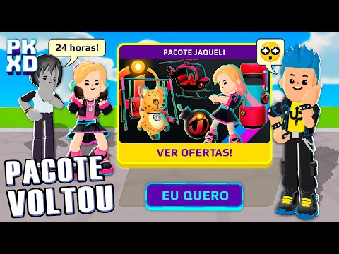 💣 VOLTOU! 24 Horas Brincando com o PACOTE da JAQUELI no PK XD