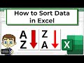 Excel Data Sorting Techniques