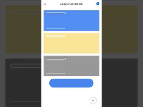 Create a class in Google Classroom (Android)