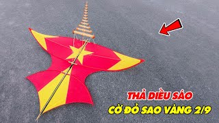 Thả Siêu Phẩm Diều Sáo Cá Bẹn Cờ Đỏ Sao Vàng Dịp Quốc Khánh 2/9