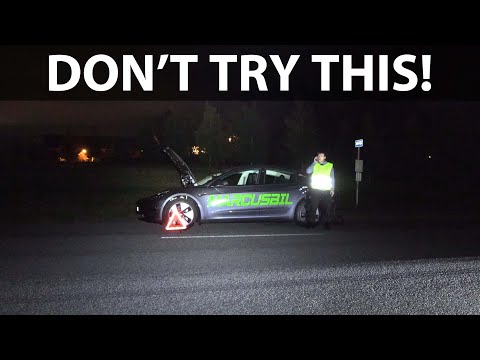 I drove Tesla Model 3 SR+ LFP until the car stopped