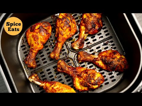 AIR FRYER CHICKEN DRUMSTICKS RECIPE | GRILLED CHICKEN LEGS IN AIR FRYER