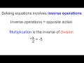 Solving Two Step Equations in Algebra 1
