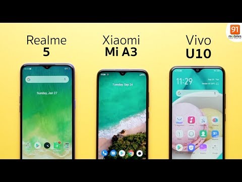 (ENGLISH) Vivo U10 vs Realme 5 vs Xiaomi Mi A3: Comparison overview