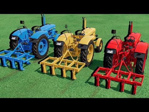 Trading OF COLORS - SECRET GARAGE with Mini Tractors CULTIVATING - Farming Simulator 22