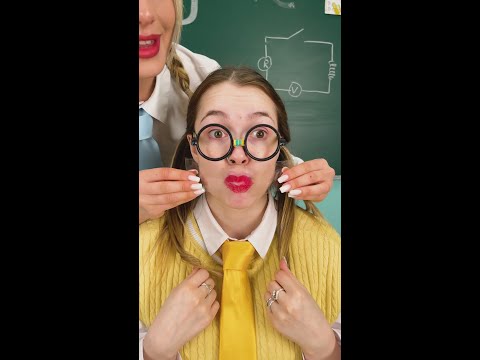 Giving Her a Makeover with Scotch Tape ππ #beauty #creative #fun