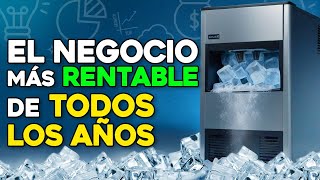 ✅ El NEGOCIO SILENCIOSO Que Da DINERO TODO El AÑO | MÁQUINA de HACER HIELO, VENDE AGUA CONGELADA
