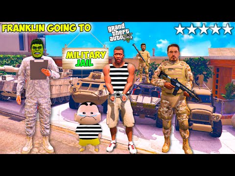 Franklin & Shinchan Arrested By Military Base In Gta 5! GTA 5 AVENGERS