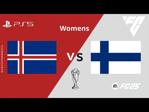 FC 25 | ICELAND vs FINLAND | PS5 | Women's Euro Cup