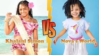 Khalani Simon (Lani Love) VS Nova's World (Nova Starr) Transformation 2026 ✪ From Baby To Now ♥︎