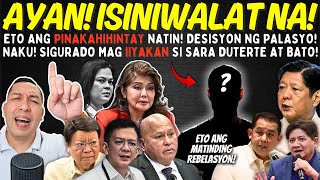BREAKING! GRABE! ETO NA ANG PINAKAHIHINTAY NATIN! NAGULAT SI IMEE AT BATO SA DESISYON NG PALASYO!