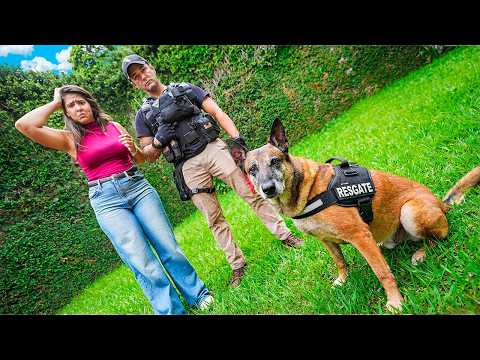 CHAMEI UM CÃO FAREJADOR PRA ENCONTRAR MINHA AMIGA KAVIC 🚨