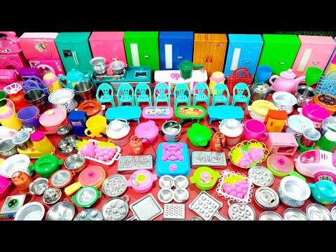 6 Minutes Satisfying with Unboxing Tiny Home Kitchen Appliance Toys Hello Kitty Dollhouse Cooking