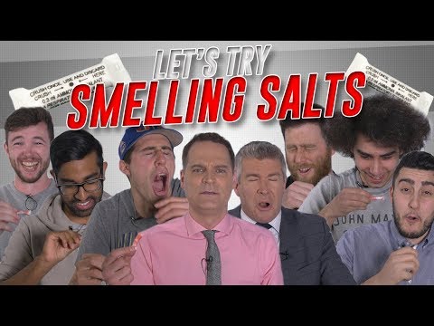 Trying Smelling Salts For The First Time
