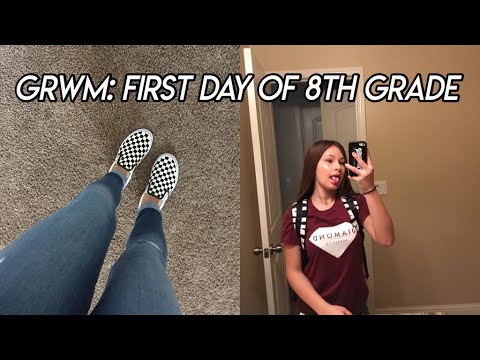 first day of 8th grade grwm/vlog 2017