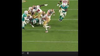 Kyle Juszczyk catches for a 20-yard Gain vs. Miami Dolphins