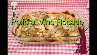Receta de pollo con vino rosado dulce un placer para tú paladar 😋😋😋😋🐓🐓🐓🐔🐔