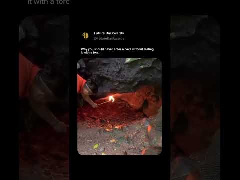 Why you should never enter a cave without testing it with a torch